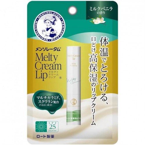 曼秀雷敦 - ROHTO 樂敦 溫感高保濕潤唇膏 2.4g 牛奶雲呢拿香 SPF25 PA+++ 168-3679 曼秀雷敦 - ROHTO 樂敦 溫感高保濕潤唇膏 2.4g 牛奶雲呢拿香 SPF25 PA+++ 168-3679